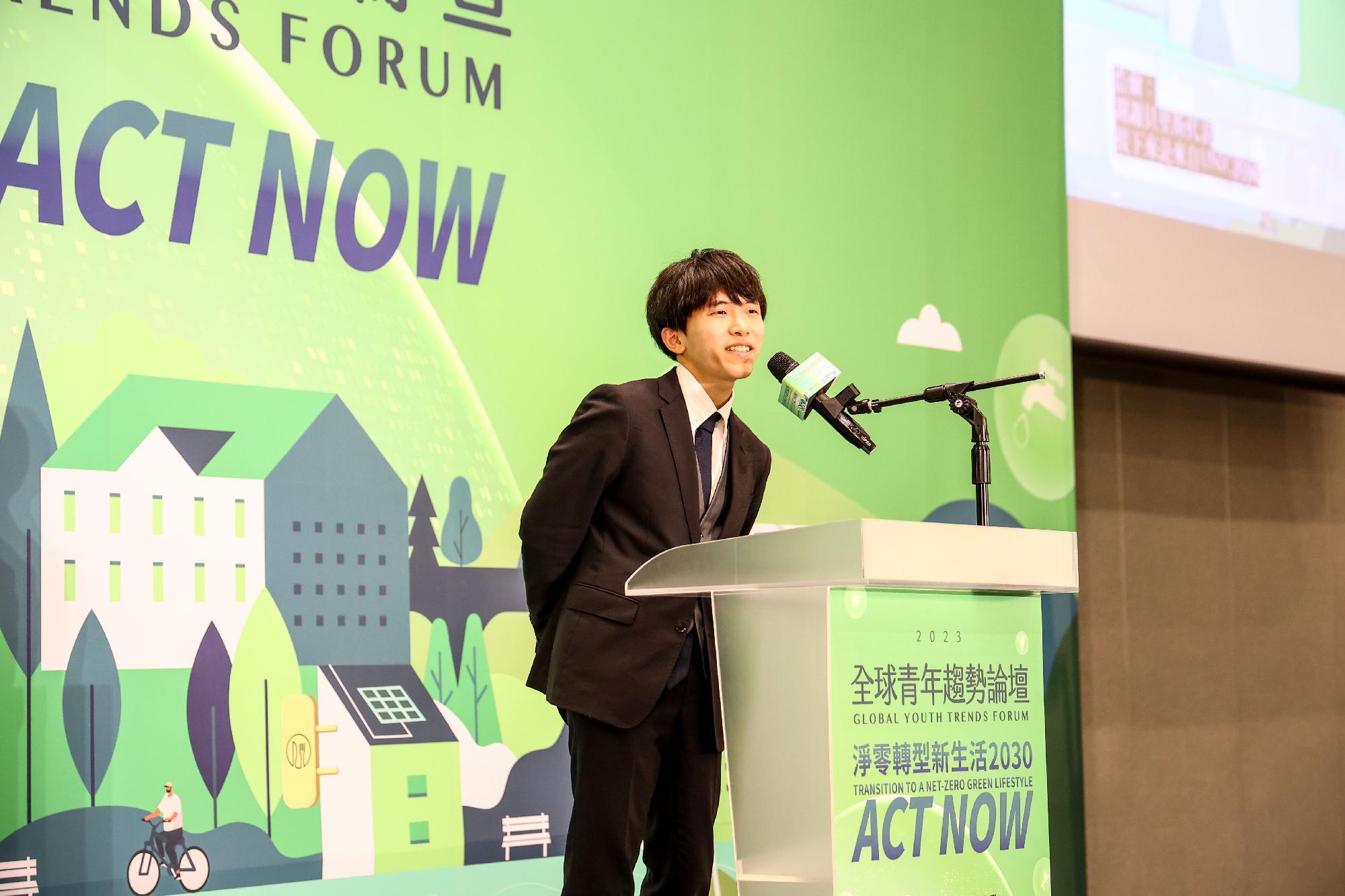 代表團青年分享