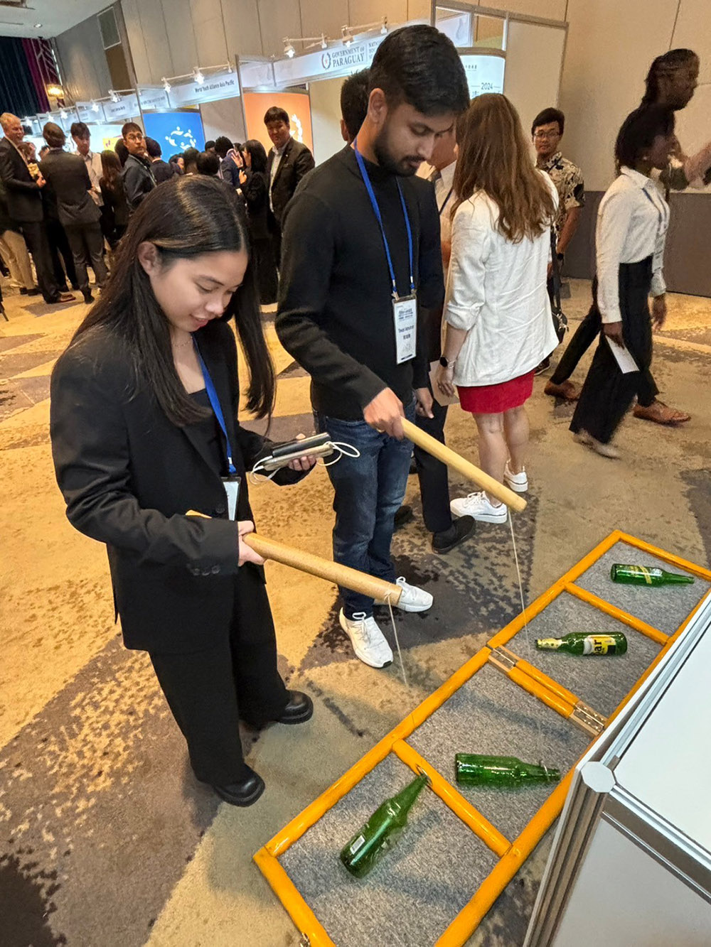 Visitor Interaction at Booth