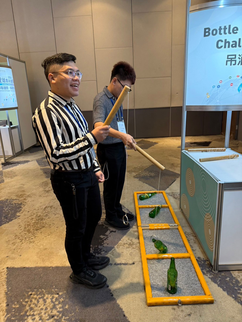 Booth Explanation in Progress