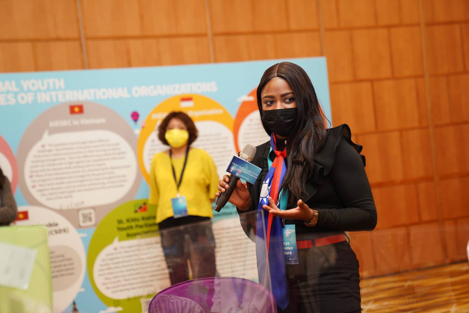 Candid of Female Speaker
