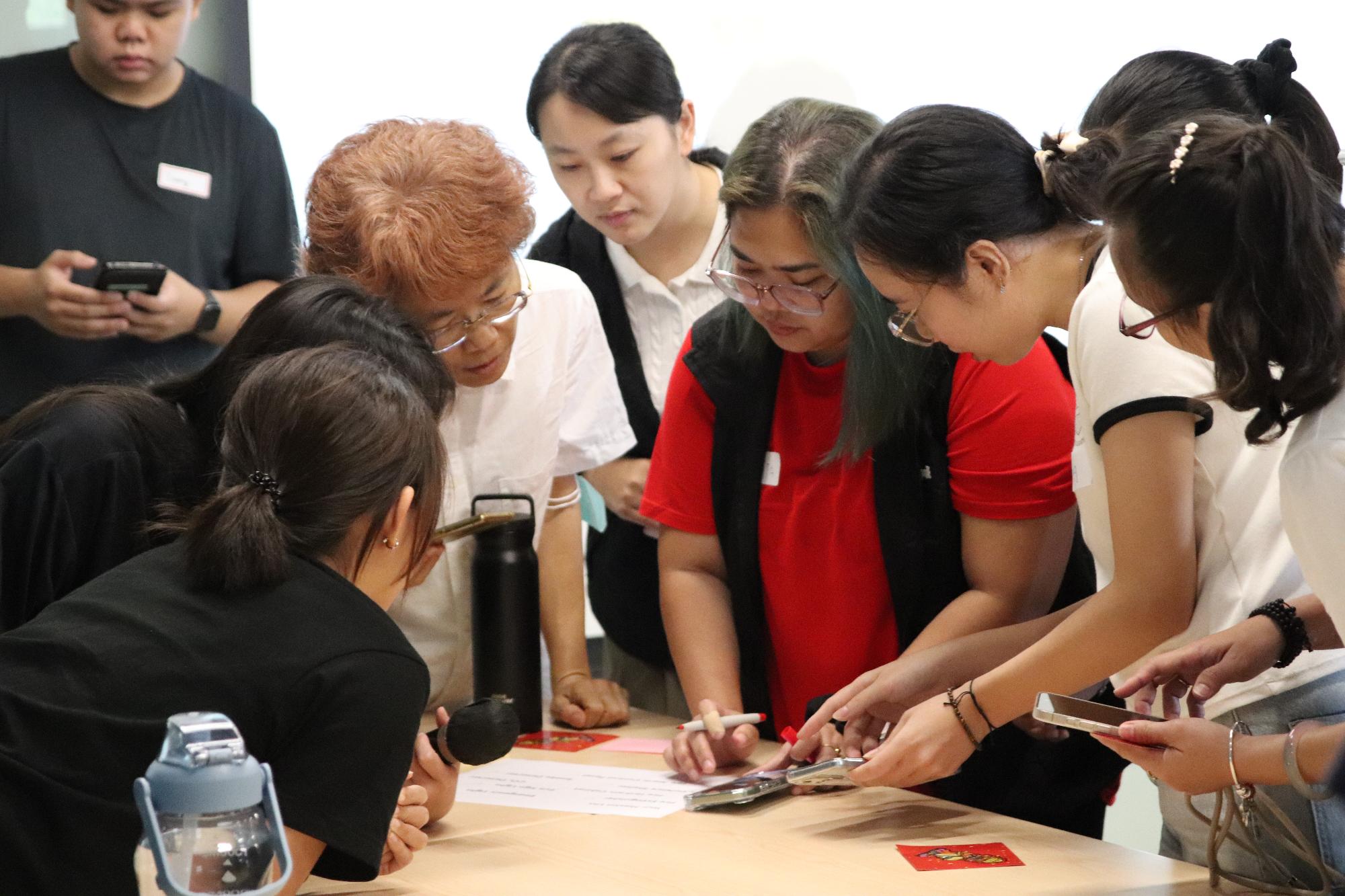 校內場防災工作坊－共同討論及下載防災APP